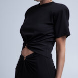 Комплект з двох предметів: топ та спідниця міді