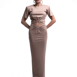 Ensemble deux pièces avec haut et jupe midi