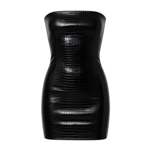 Black Fitted Mini Dress
