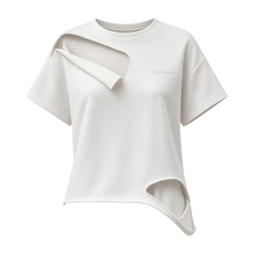 Distressed White T-Shirt