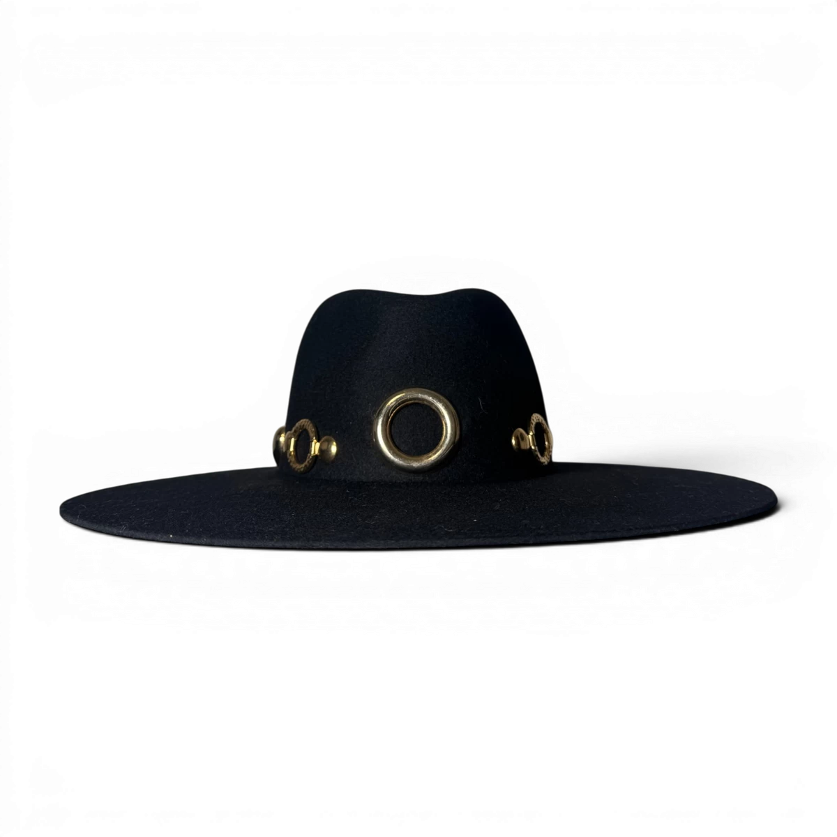 Chaser Black Fedora Felt Hat