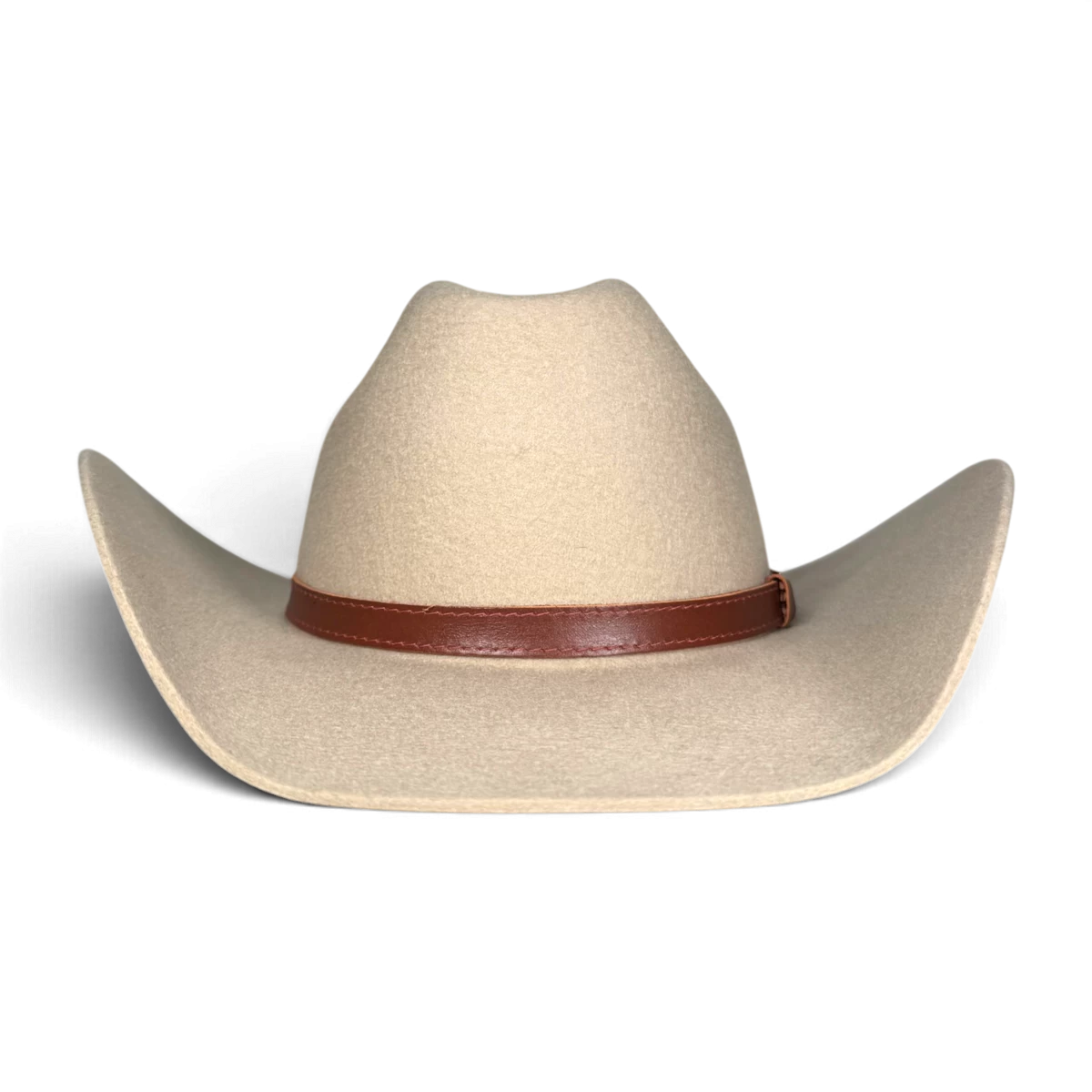 Felt Beige Cowboy Hat