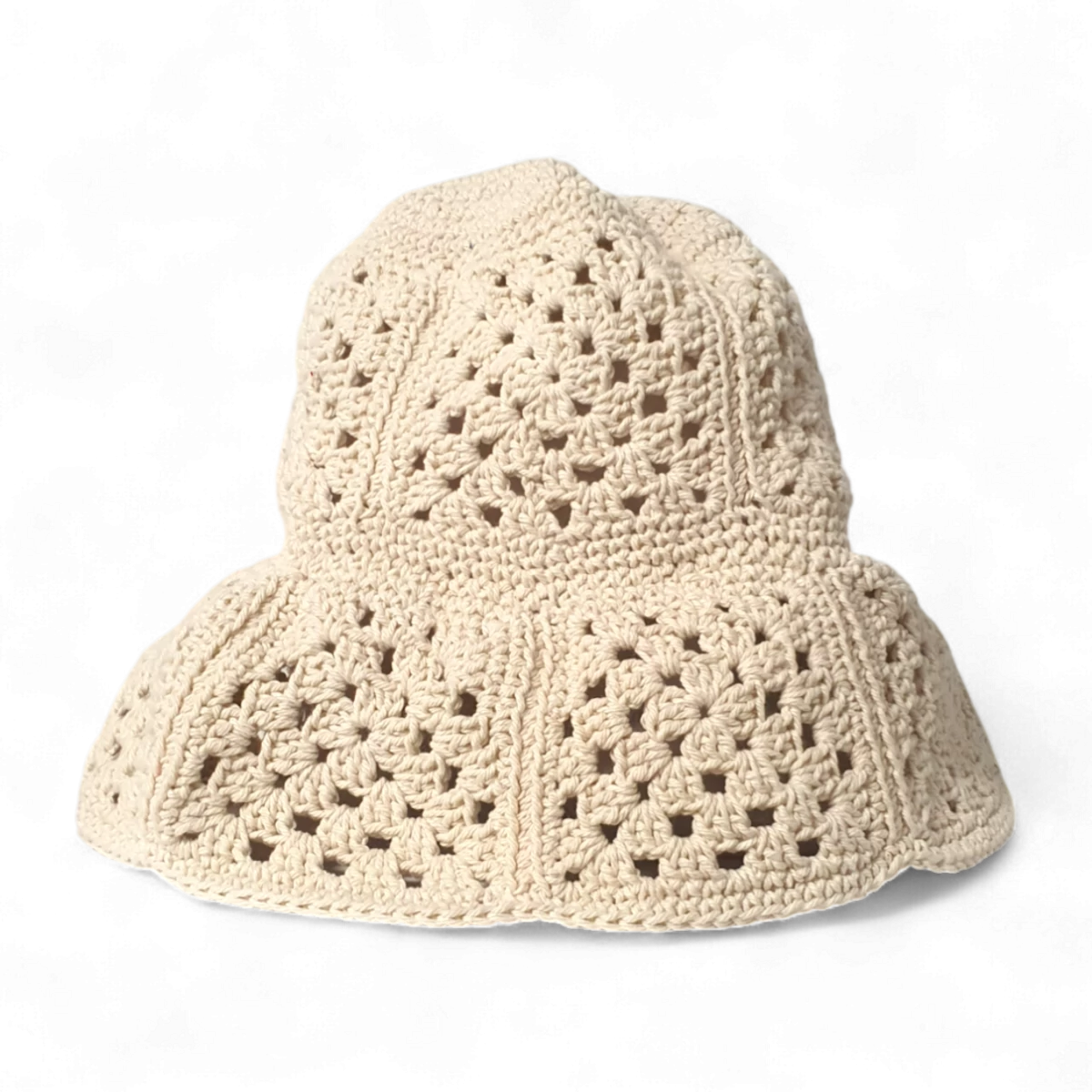 Handbestickter Häkel-Bucket-Hut