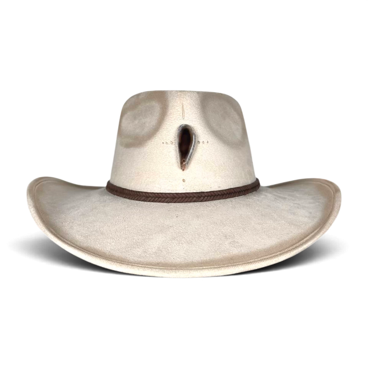 Ivory Suede Cowboy Hat