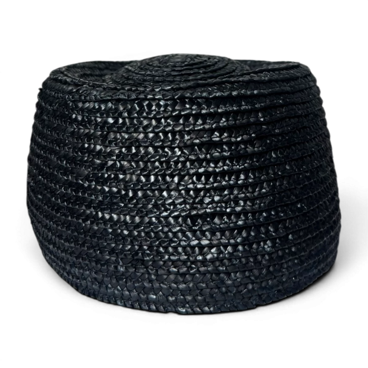 Sombrero tipo pillbox de carbón Jackie Palm