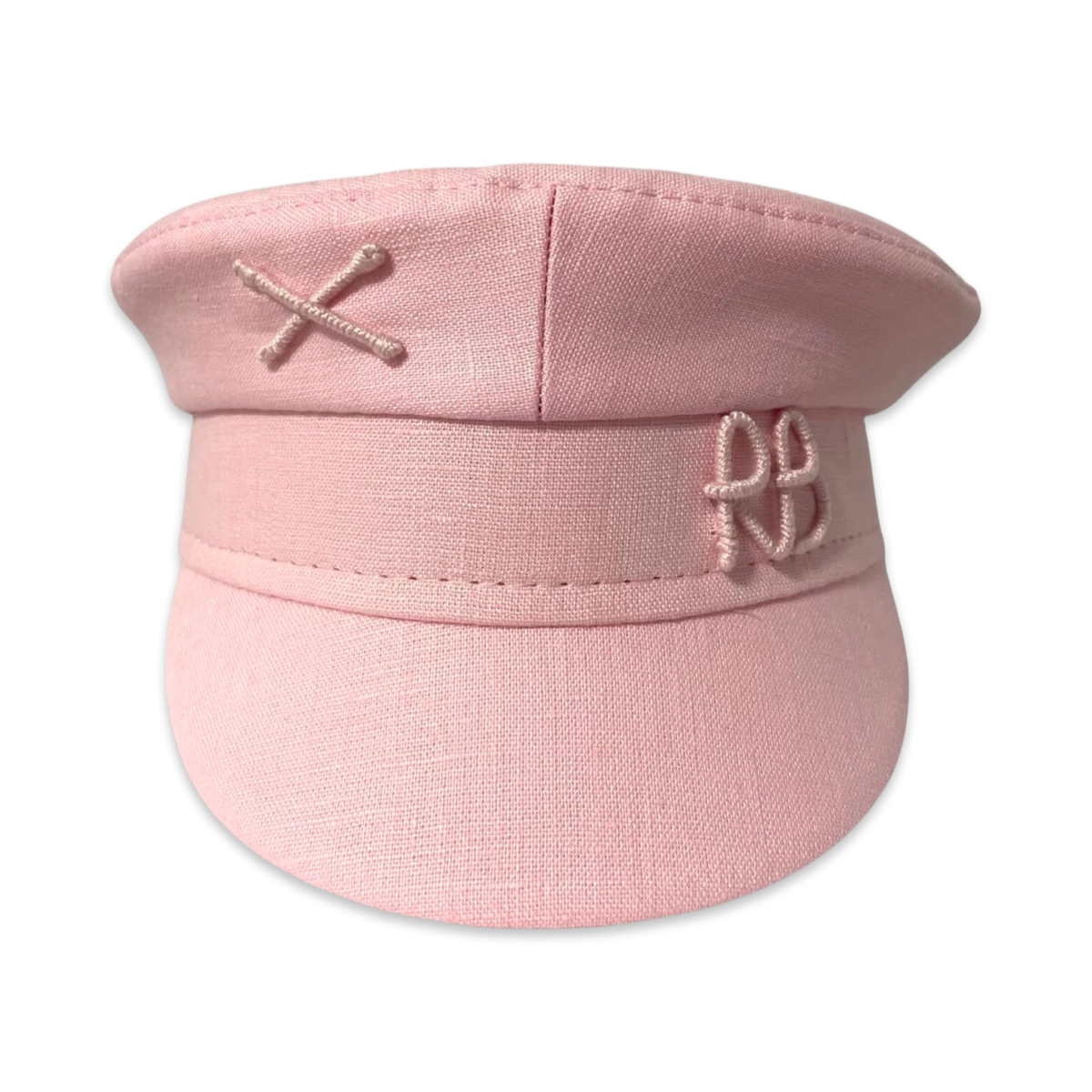 Casquette Baker Boy ornée d'un monogramme