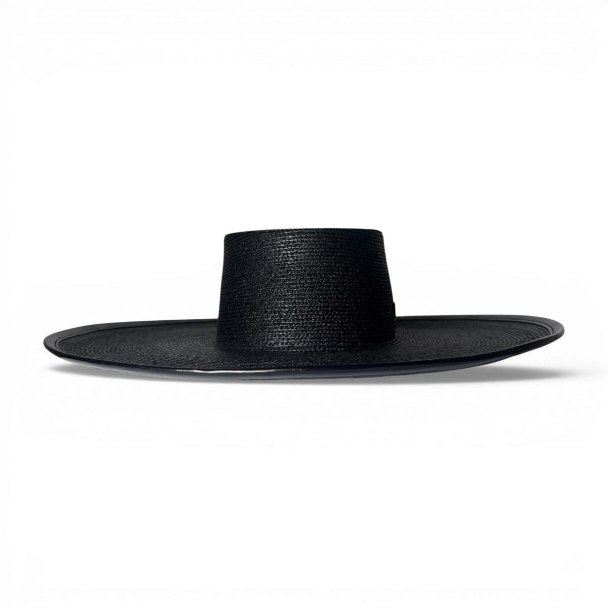 Naiara Fine Raffia Braid Canotier Hat
