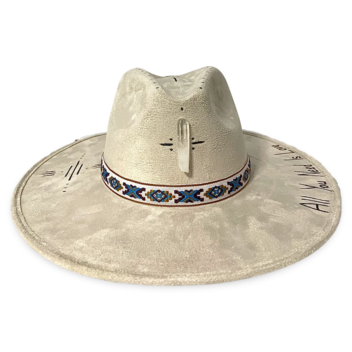 Fedora-Hut aus Wildleder