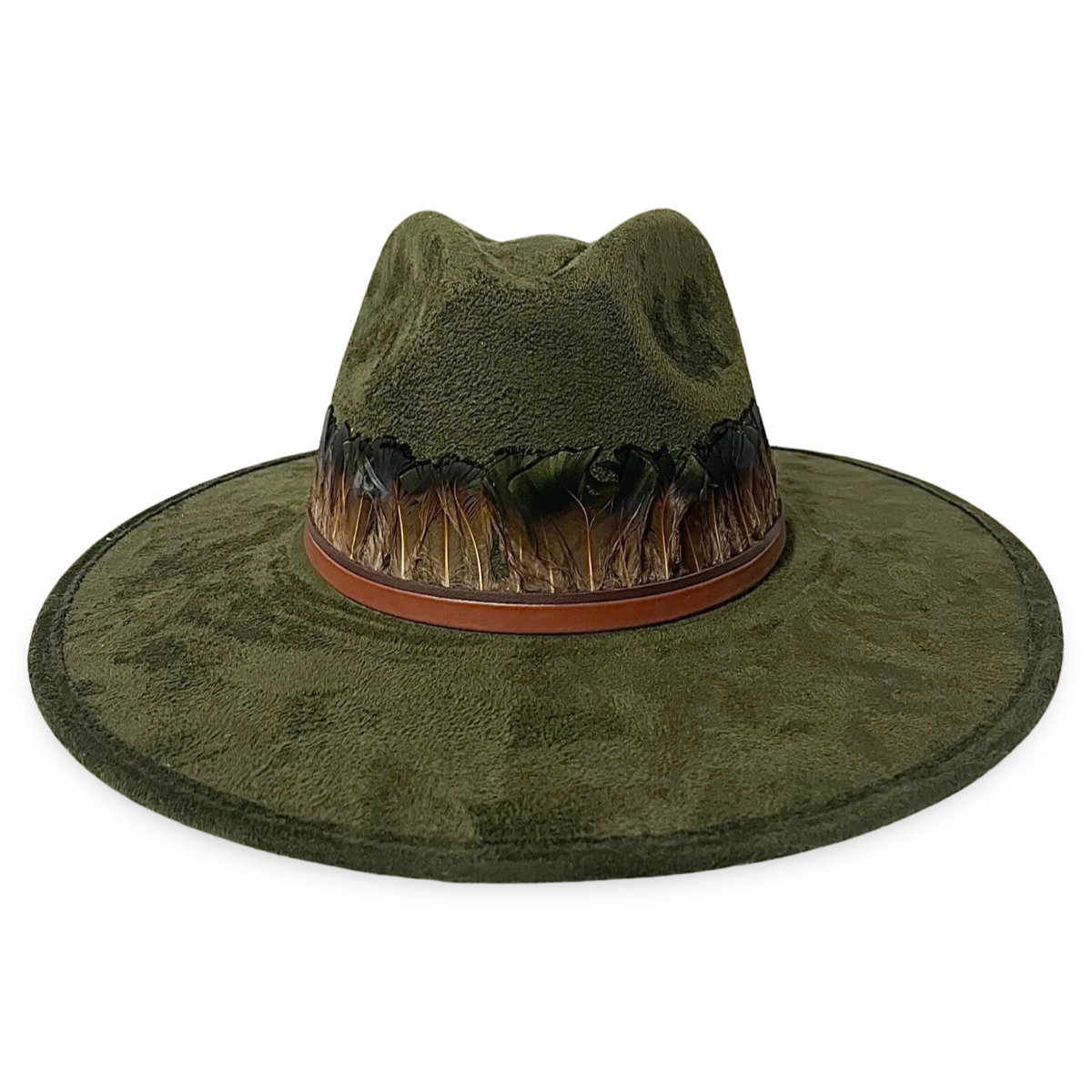 Fedora-Hut aus Wildleder