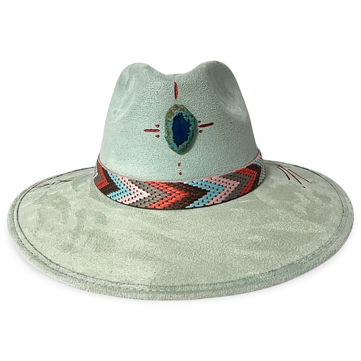 Fedora-Hut aus Wildleder