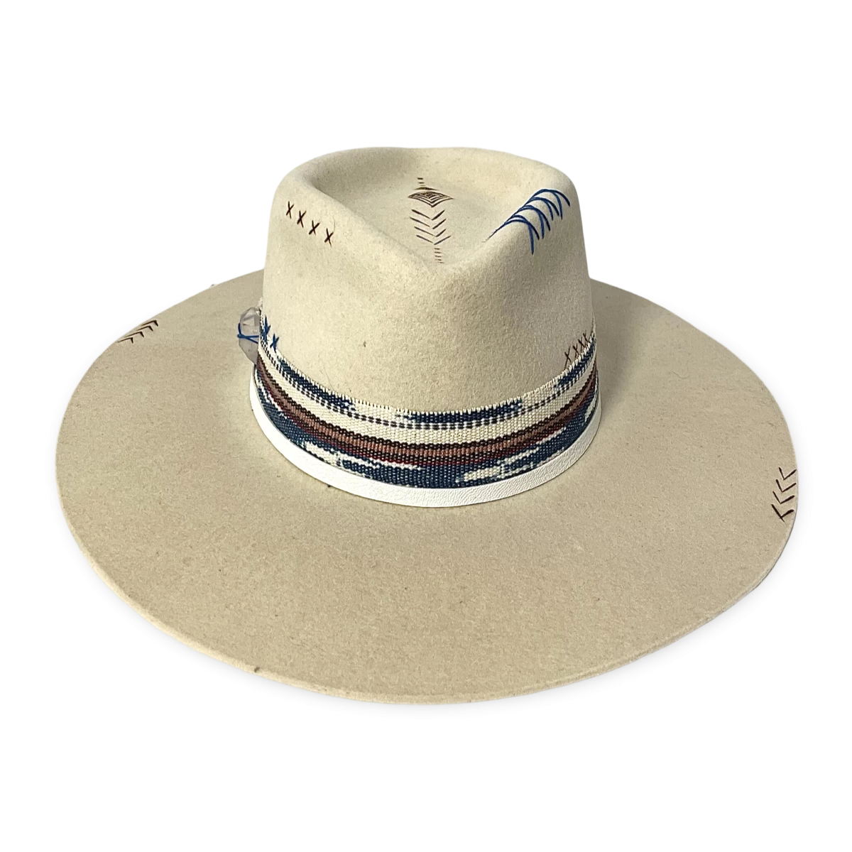 Sombrero de lana fina Symbols of Awakening