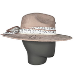 Sure, here is the translation with the HTML structure unchanged:

Beige Suede Fedora with Quartz
米色麂皮软呢帽配石英