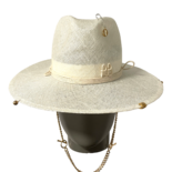 Chain Strap Fedora Hat