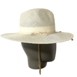 Chain Strap Fedora Hat