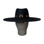 Chaser Black Fedora Felt Hat