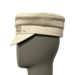 Crystal-embellished Baker Boy Cap