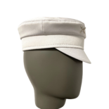 Satin-Baker-Boy-Mütze mit Kristallverzierungen