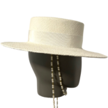 双链带宽边草帽