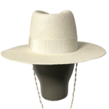 Double Chain Strap Fedora Hat