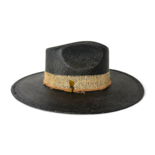 Exclusive Black Panama Palm Hat