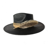 Exclusive Black Panama Palm Hat