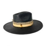 Exclusive Black Panama Palm Hat