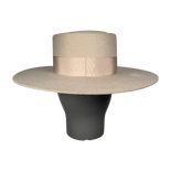 Felt Beige Canotier Hat