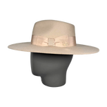 Felt Beige Fedora Hat