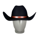 Certainly! Here's the translation of the content while keeping the HTML structure unchanged:

Filzhut Schwarzer Cowboyhut