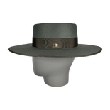 Felt Green Canotier Hat