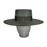Felt Green Canotier Hat