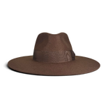 Felt Worden Dark Brown Fedora Hat