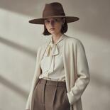Felt Worden Dark Brown Fedora Hat