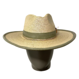 Sombrero de Palma serpiente verde