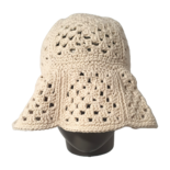 Handbestickter Häkel-Bucket-Hut