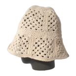 Handbestickter Häkel-Bucket-Hut