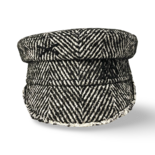 Herringbone-wool Baker Boy Cap