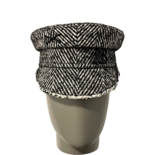 Herringbone-wool Baker Boy Cap
