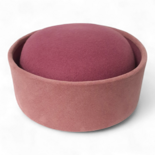 Jackie Grape Pillbox Hat