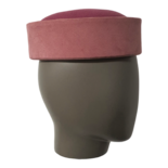 Jackie Grape Pillbox Hat
