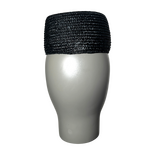 Sombrero tipo pillbox de carbón Jackie Palm