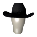 Kankas Schwarzer Cowboy Filzhut