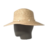 Капелюх федора Limetta Palm з дротом із мушель