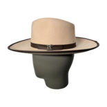 Бежевий унісекс фетровий капелюх