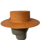 Mit Monogramm verzierte Boater-Hut