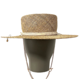 Mit Monogramm verziertes Boater-Hut