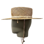 Mit Monogramm verziertes Boater-Hut