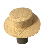 Monogram embellished Boater Hat