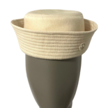 Monogram-embellished Bucket Hat/Sailor Hat