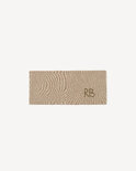 Monogram-embellished cotton headband